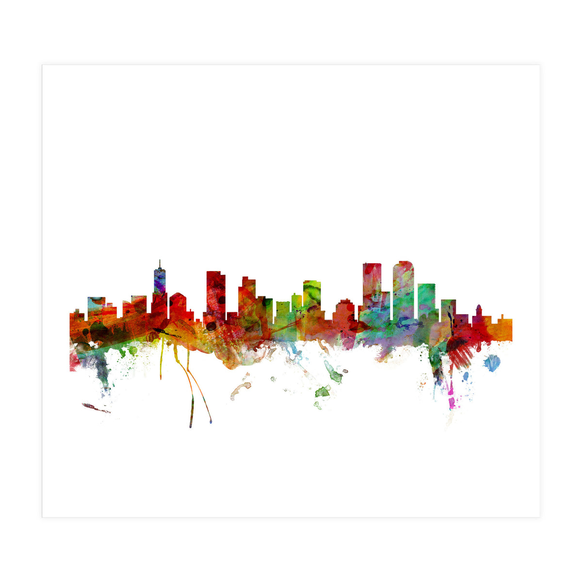 Denver Colorado Skyline (Print Only)