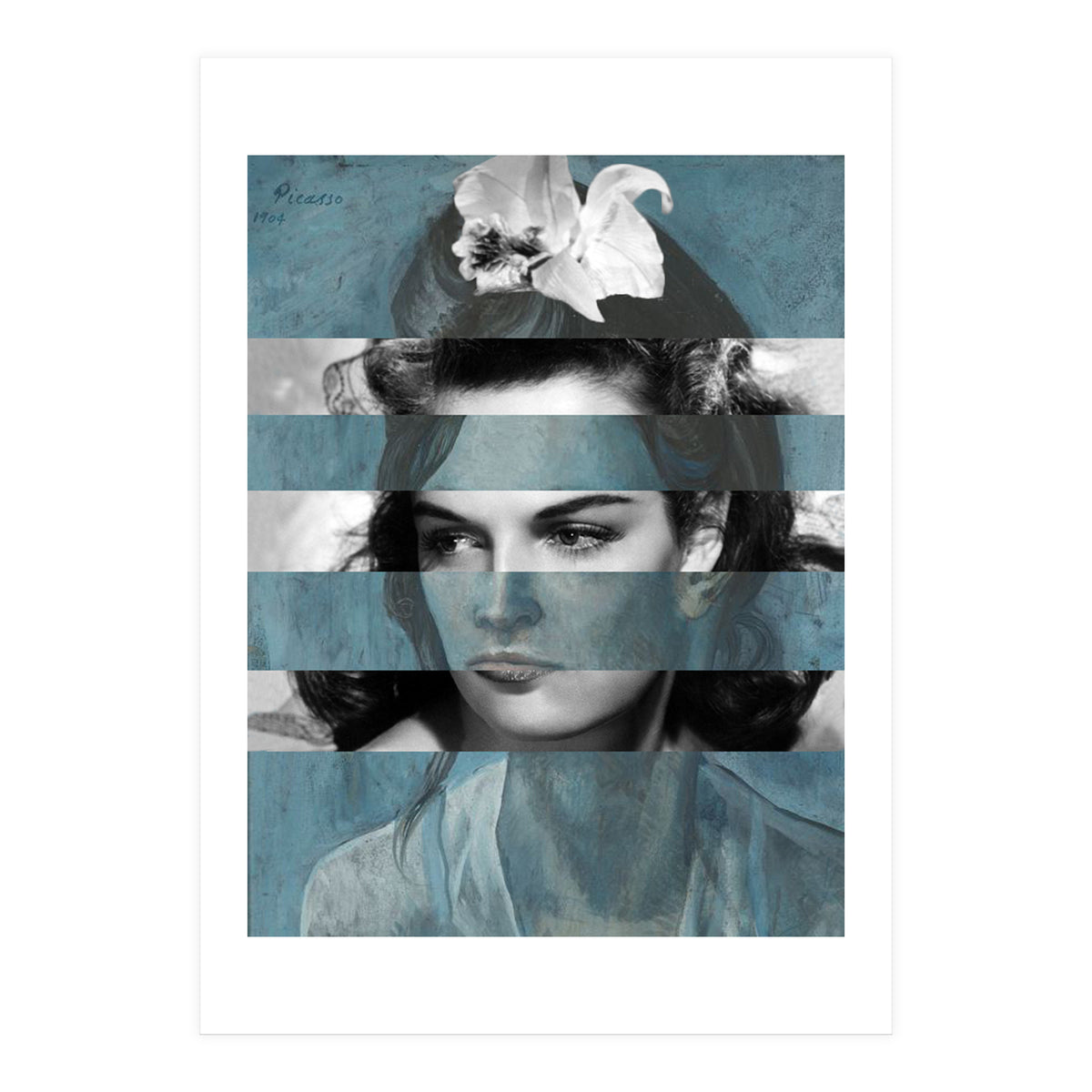 Picassos Woman With An Helmet (Print Only)