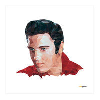 Elvis Low Poly (Print Only)