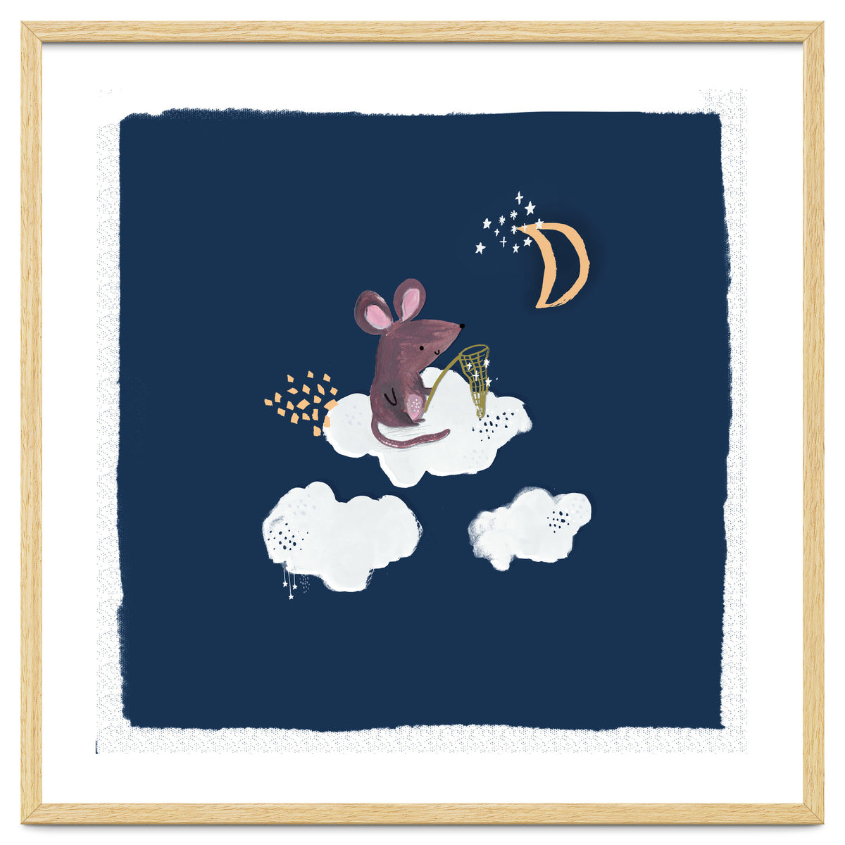 Baby Mouse And Stars