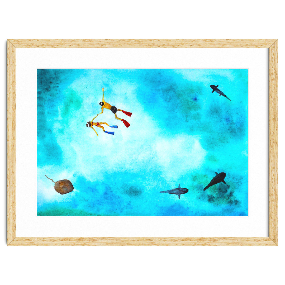 One summer day || watercolor