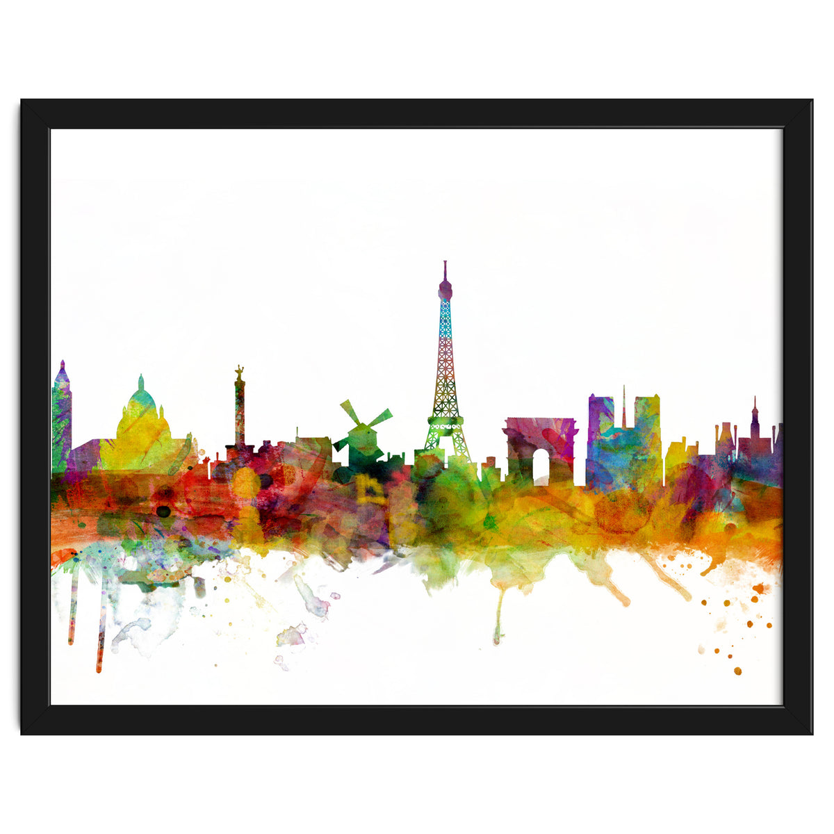 Paris France Skyline