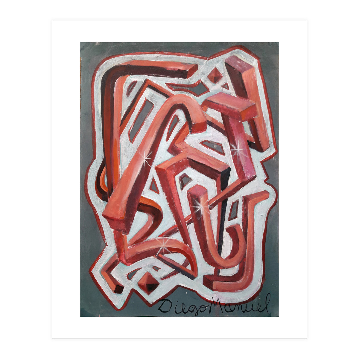 Formas En El Espacio 34 (Print Only)