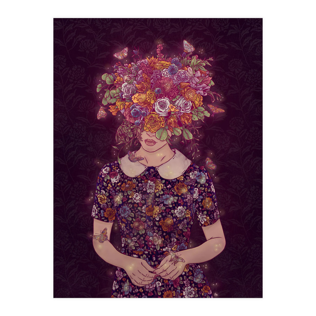 Shy Lady (Print Only)