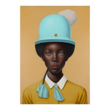 Girl in Hat Portrait Painting (Print Only) thumbnail