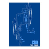 Paris CDG Airport Layout (Print Only) thumbnail