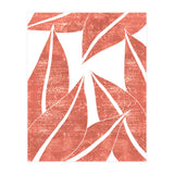Abstract Terracotta Leaves 1 - Burnt Orange (Print Only) thumbnail