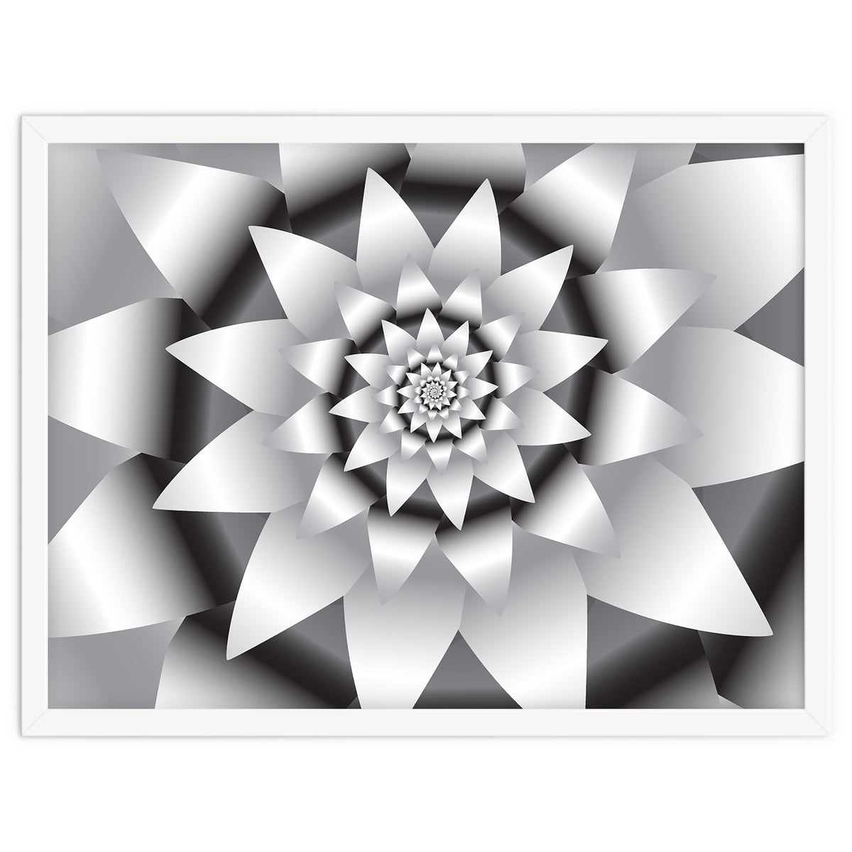 Abstract Modern Flower Design Art