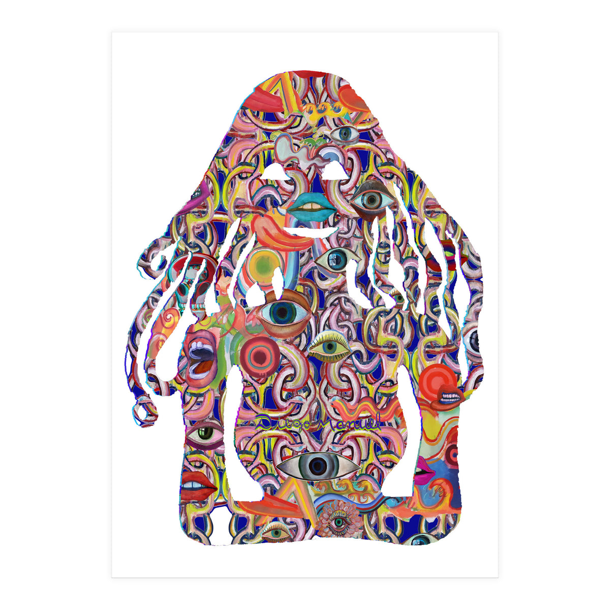 Mujer Digital 4 6  (Print Only)