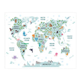 Animal World Map (Print Only) thumbnail