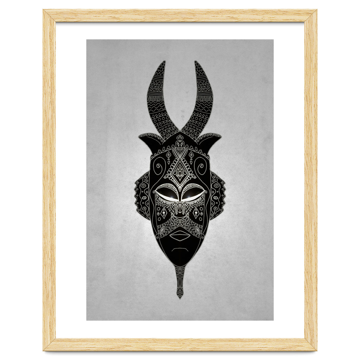 Horned Tribal Mask