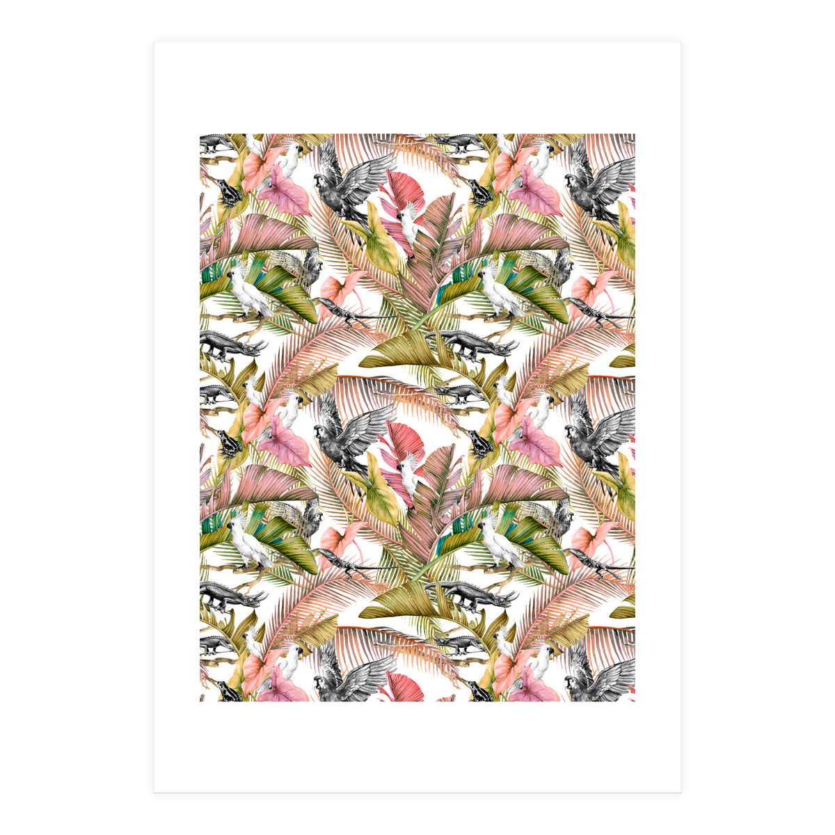 Paradise in the pink jungle (Print Only)