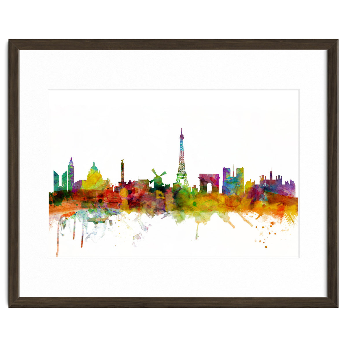 Paris France Skyline