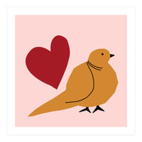 A Bird and a Heart  (Print Only)