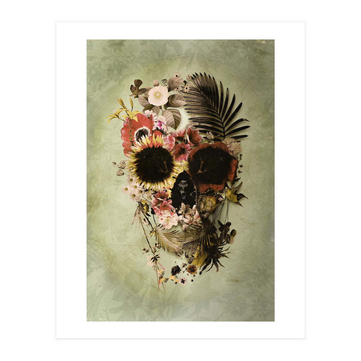 Garden Skull Light  (Print Only)