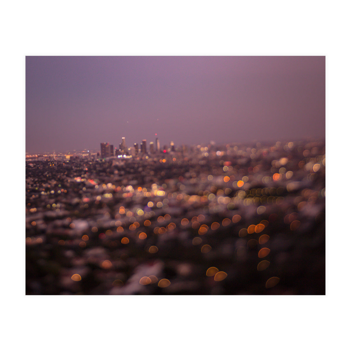 Los Angeles at Night (Print Only)