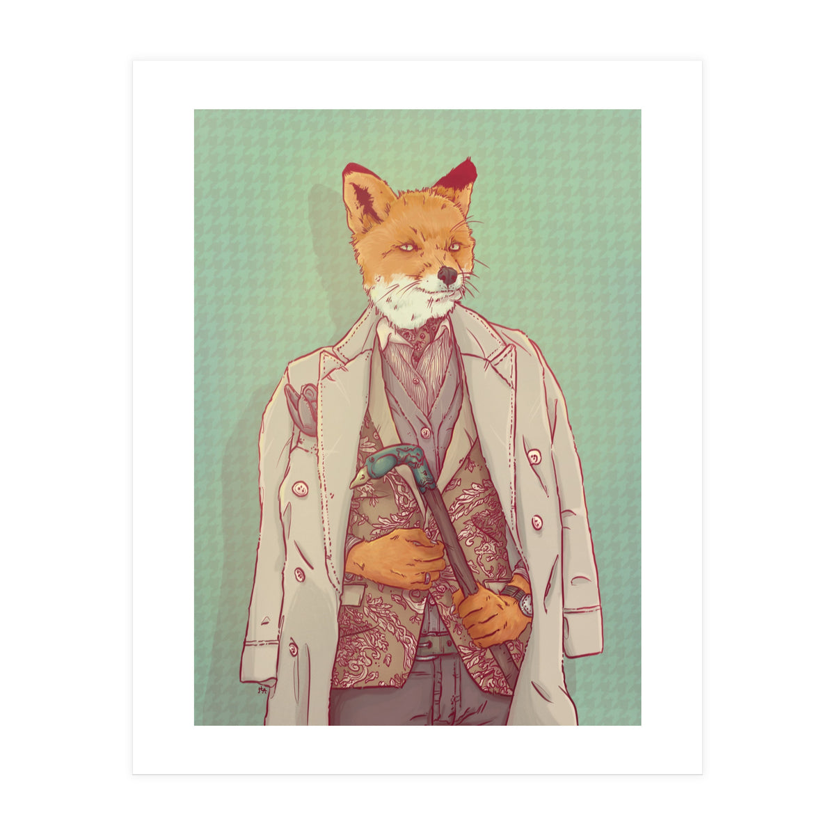 Jay the Fox (Print Only)