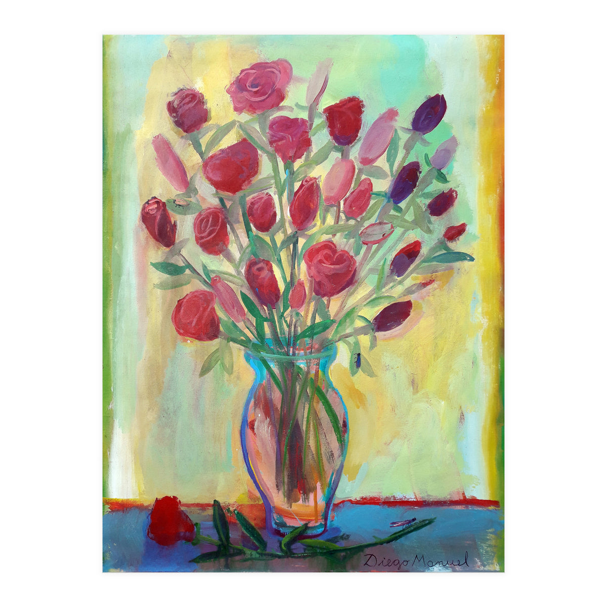 Flores Rojas 4 (Print Only)