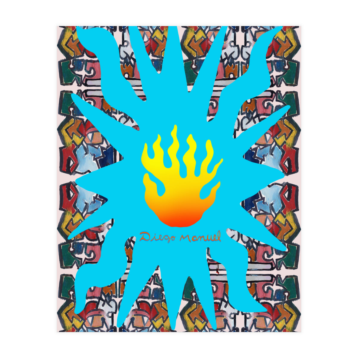 Fuego Y Graffiti 51 (Print Only)