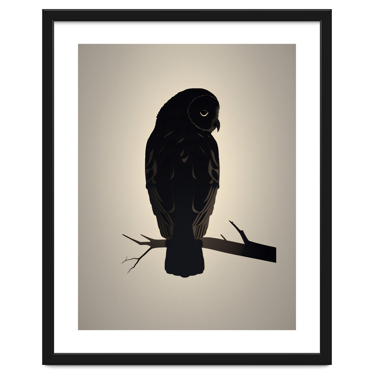 Owl Minimalist Picture