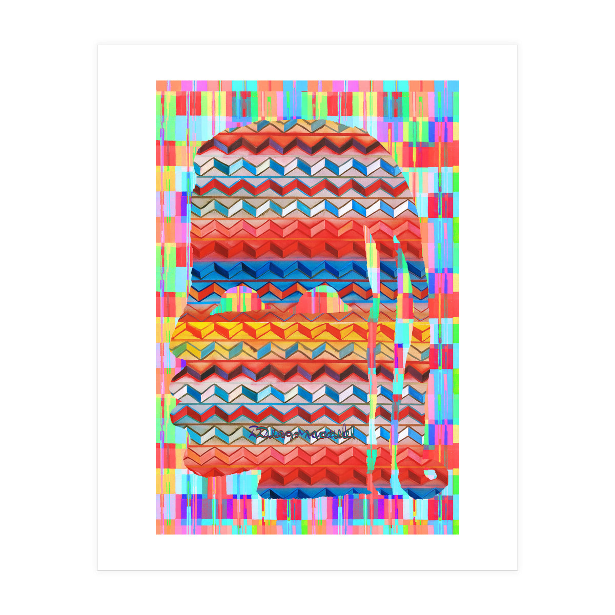 Abstracto Pop Nuevo B Nuevo 16 (Print Only)