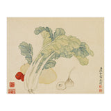 Wang Chengyu ~flowers, Vegetables, Chinese Cabbage, Potatoes, Garlic, Tomatoes, Vegetables (Print Only) thumbnail
