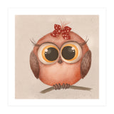 Woodland Nursery - Baby Owl Illustration (Print Only) thumbnail
