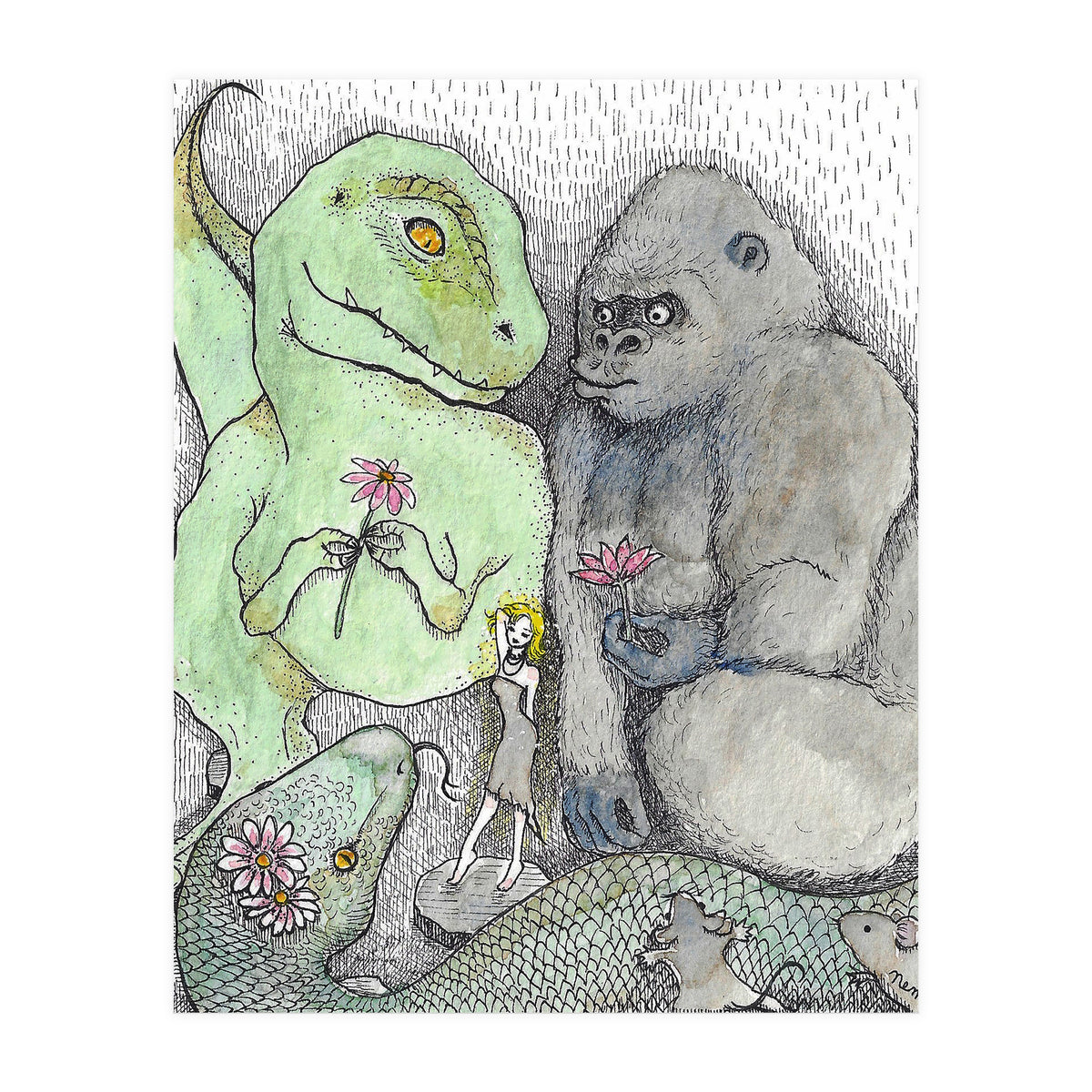 Kong Kong And Friends (Print Only)