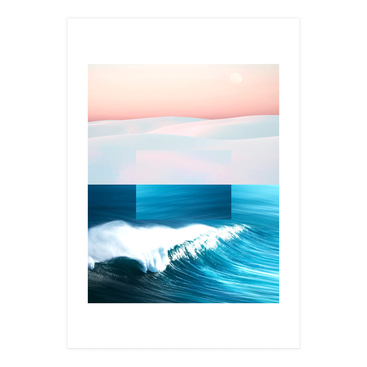 Ocean & Moon (Print Only)