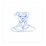 One Line Art Dog  (Print Only) thumbnail