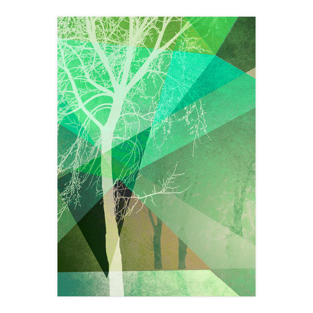 P22 B Trees And Triangles (Print Only)