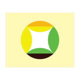Geometric Shapes No. 21 - yellow, green & orange (Print Only) thumbnail