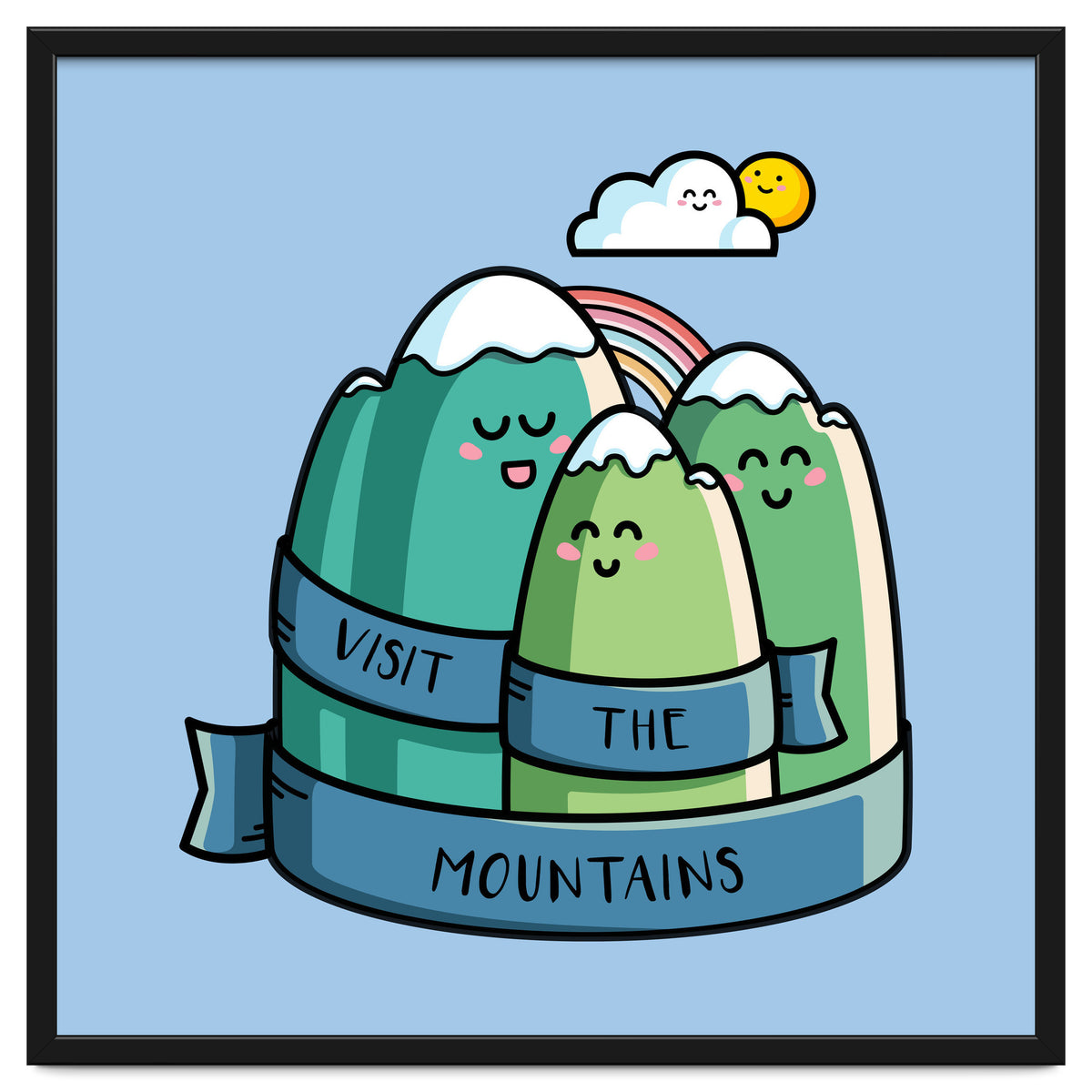Kawaii Cute Visit the mountains