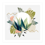 Abstract geometrical and botanical shapes (Print Only) thumbnail