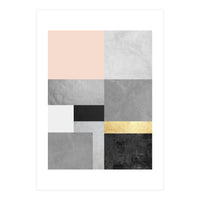Geometric and golden I (Print Only)