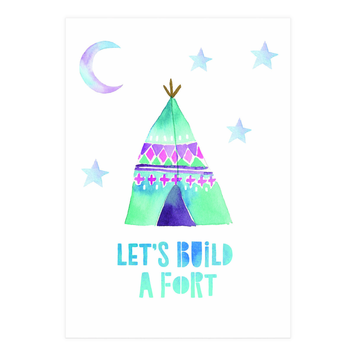 Let's Build A Fort (Print Only)