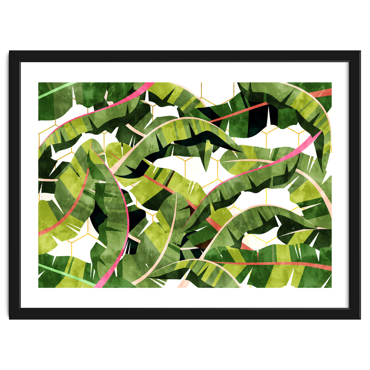 Banana Leaf Salad With Garlic Butter Dressing