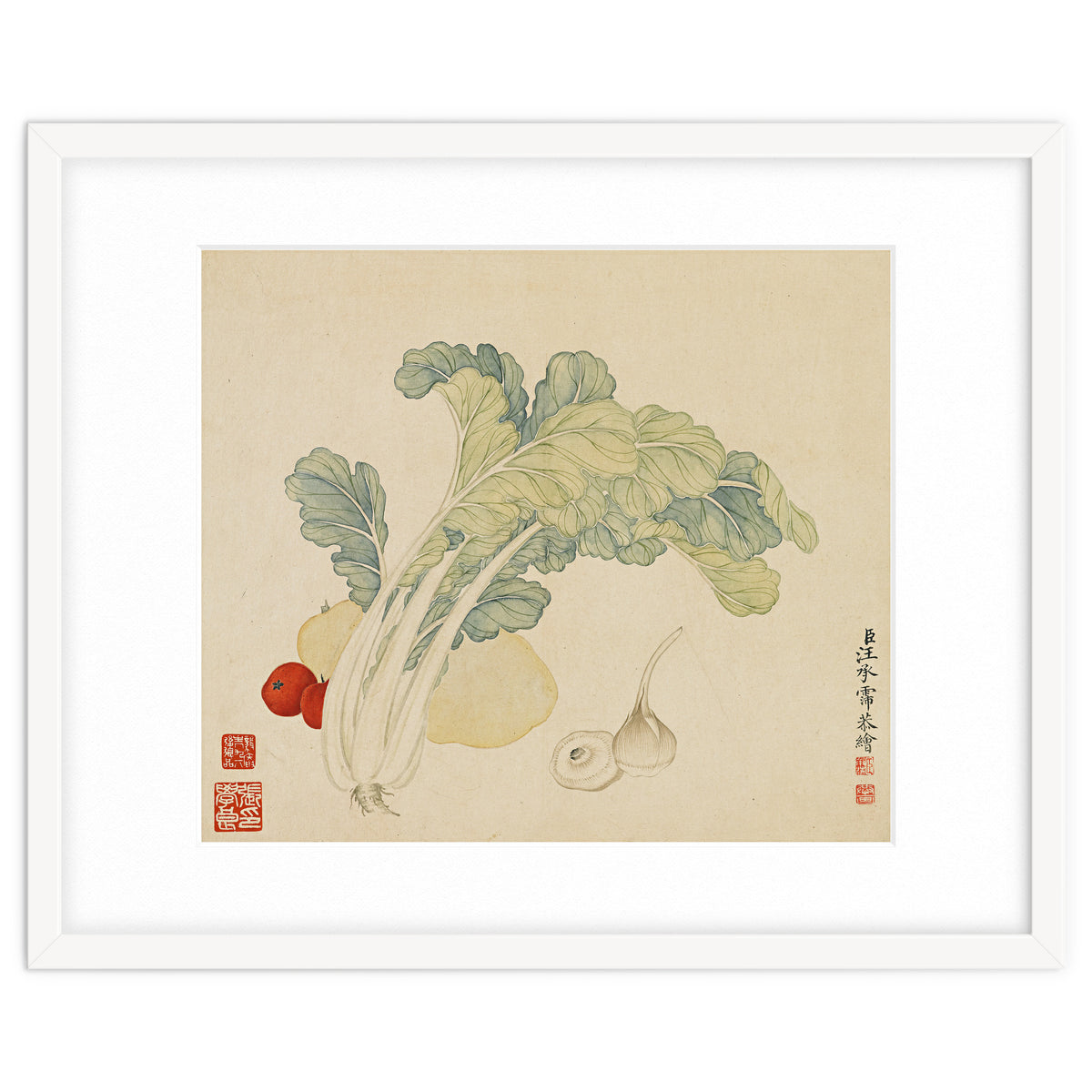 Wang Chengyu ~flowers, Vegetables, Chinese Cabbage, Potatoes, Garlic, Tomatoes, Vegetables