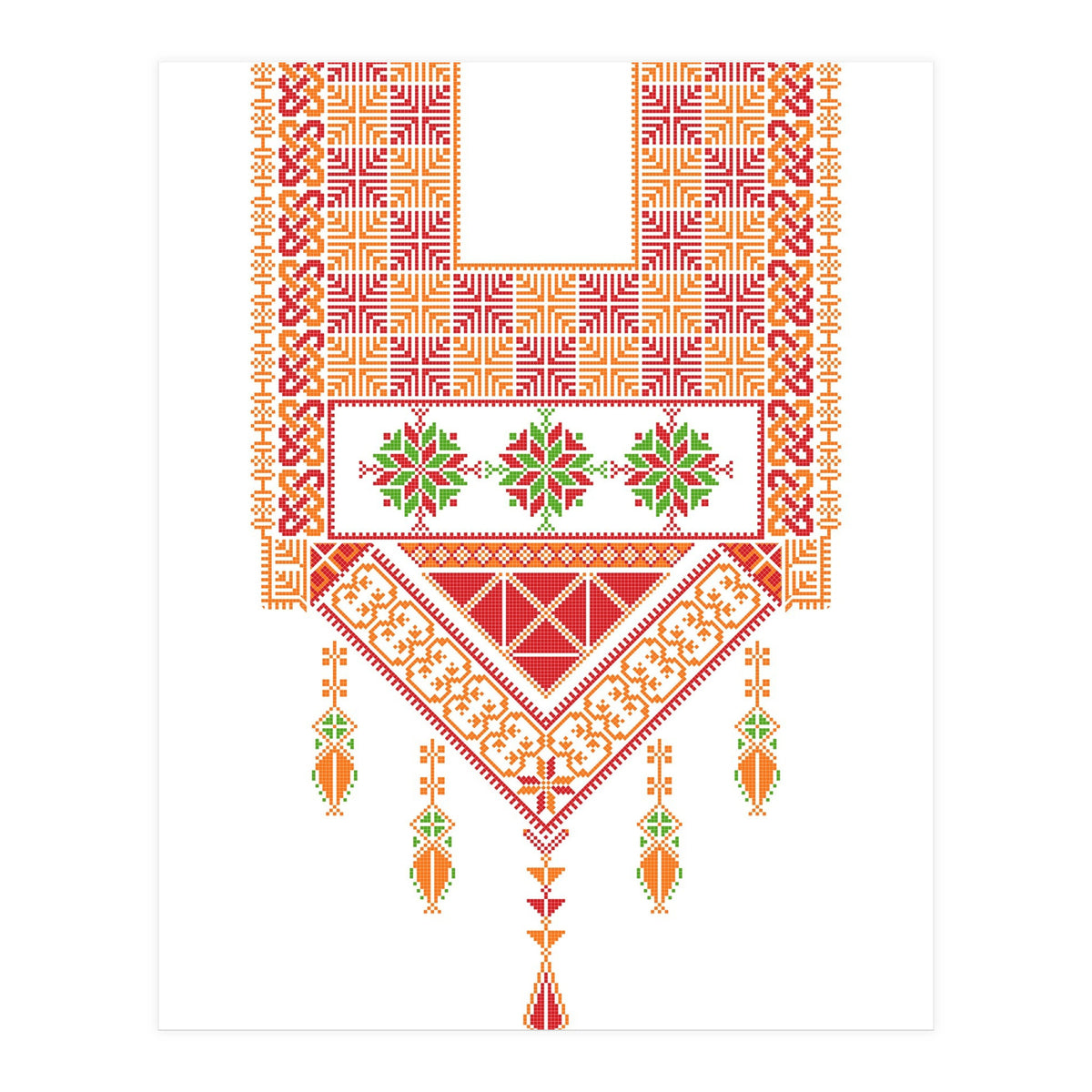 Tatreez Ornament 2 (Print Only)