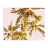Blush Pink Boho Palm Trees (Print Only)