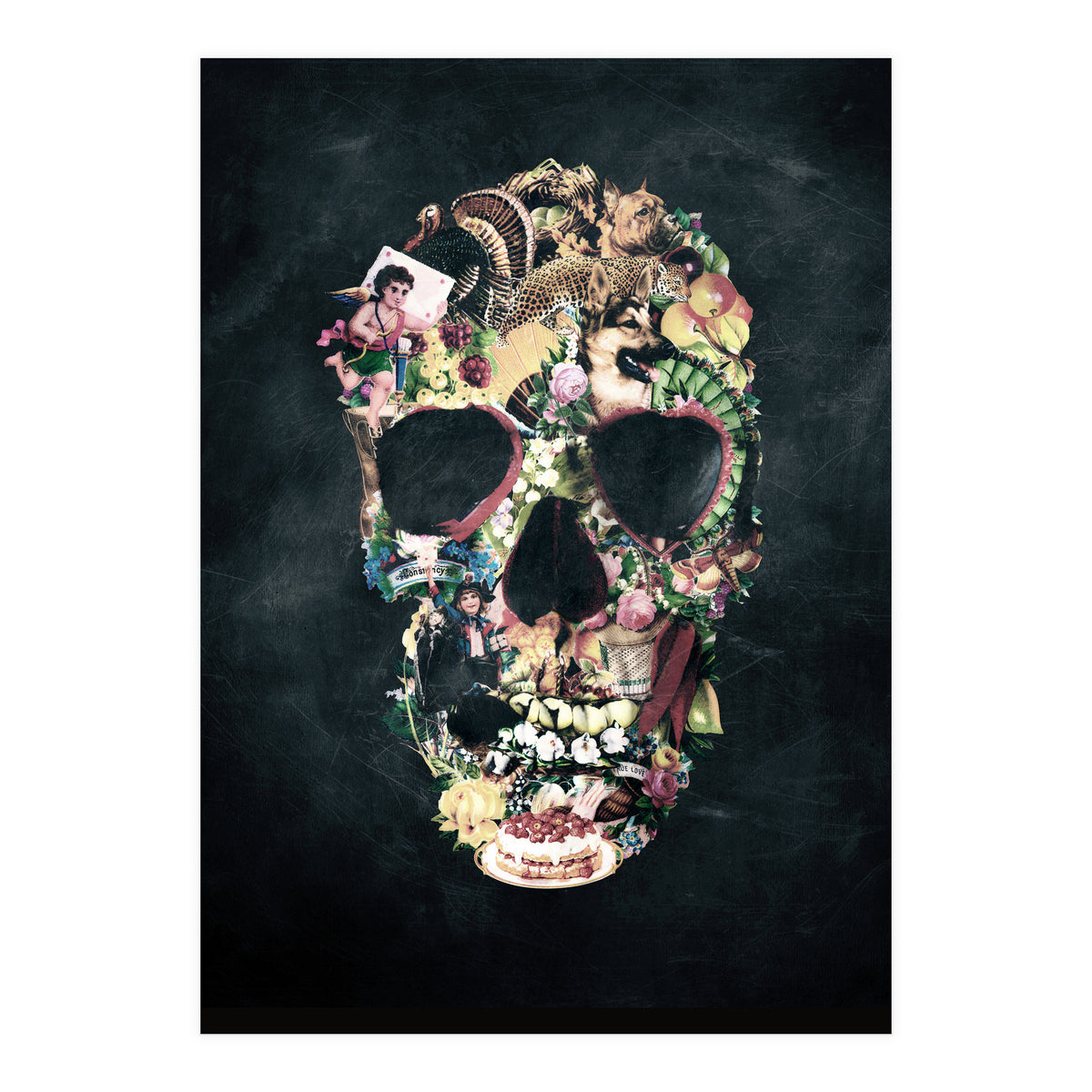 Vintage Skull (Print Only)