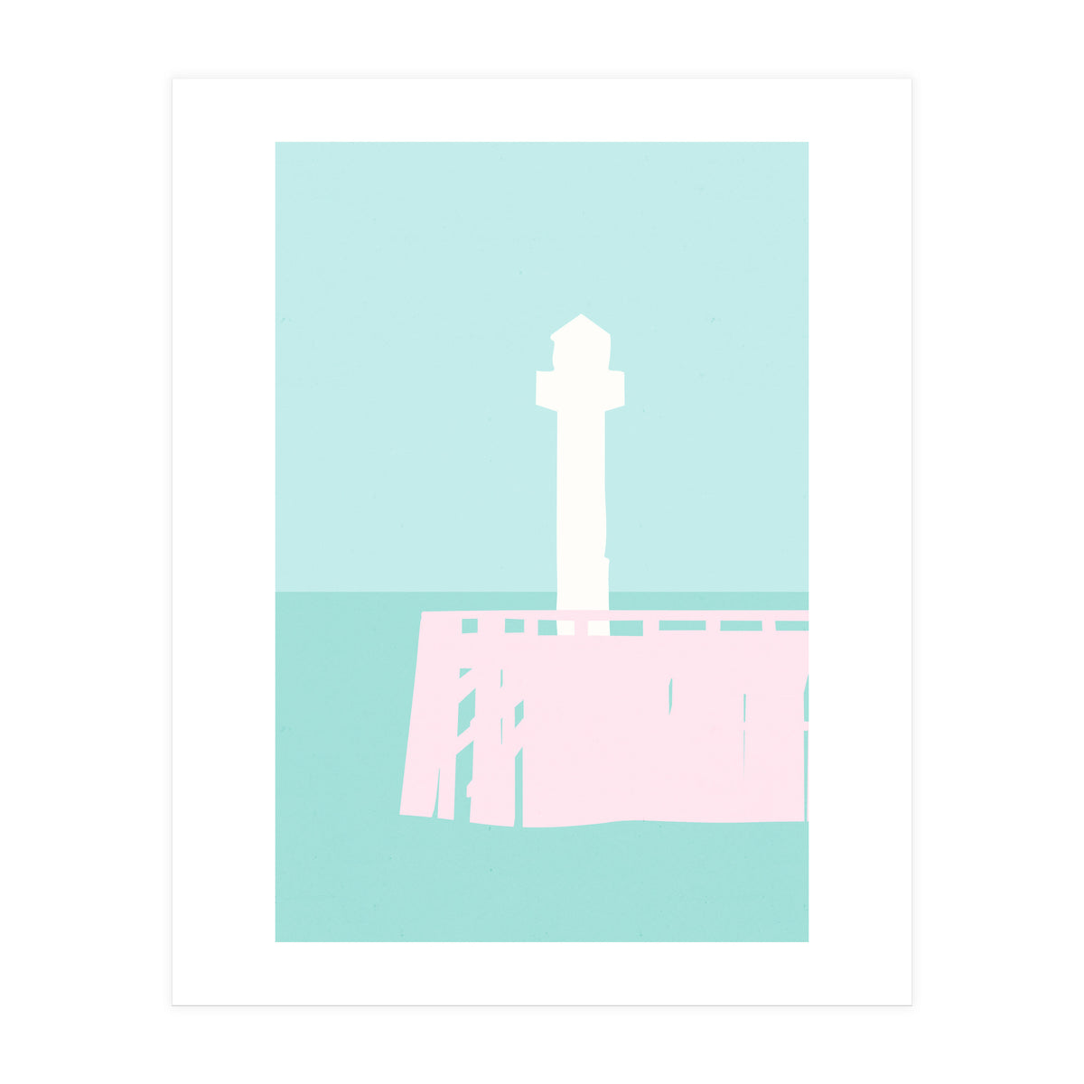 Minimal Pier - Turquoise Coast (Print Only)
