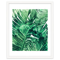 Tropical State of Mind | Watercolor Palm Banana Leaves Painting | Botanical Jungle Bohemian Plants