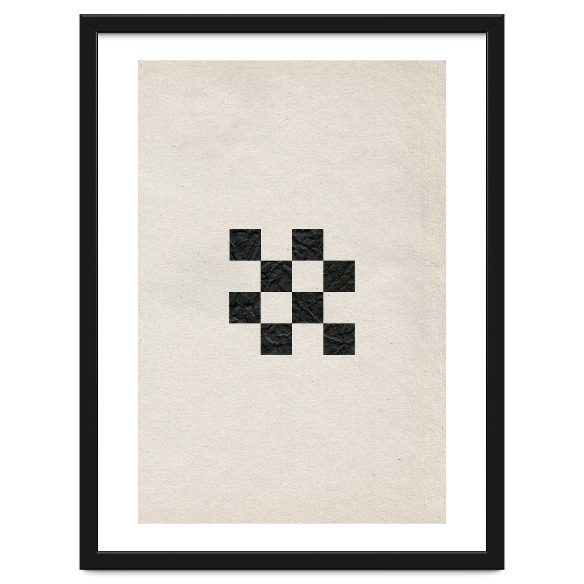 Monochrome chess board