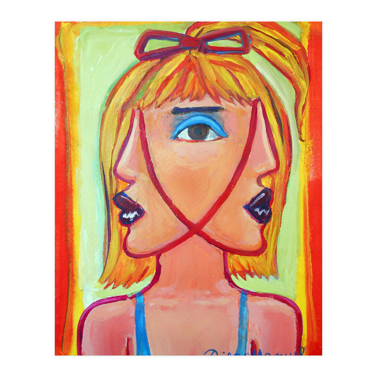 Cabeza De Mujer 7 (Print Only)