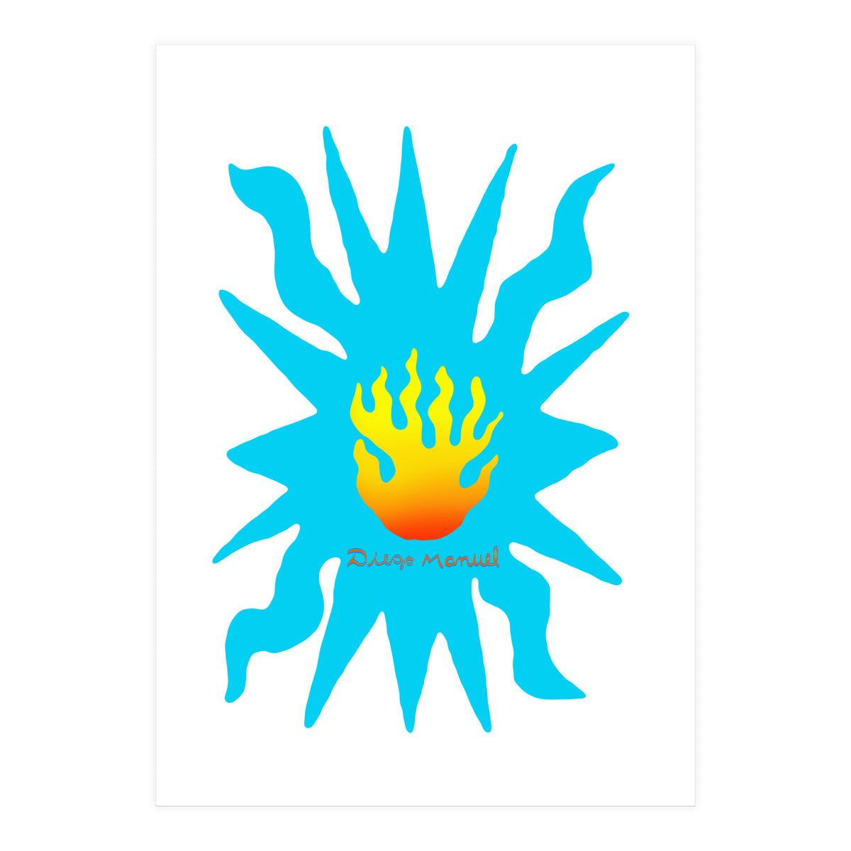 Fuego 43 Copia (Print Only)