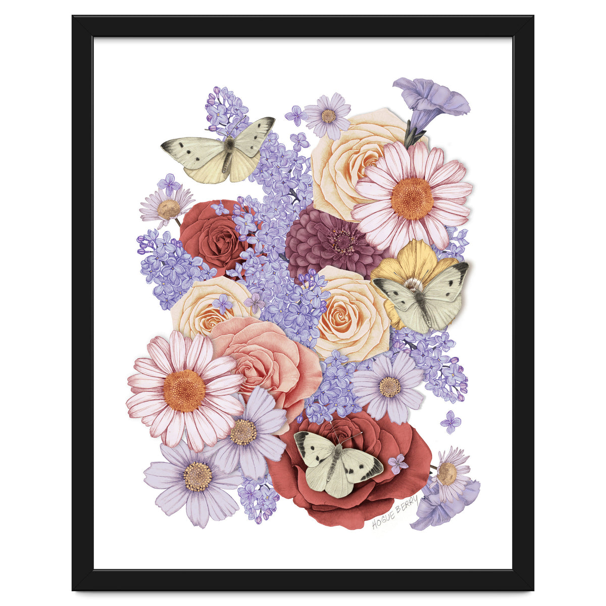 Flowers and Butterflies