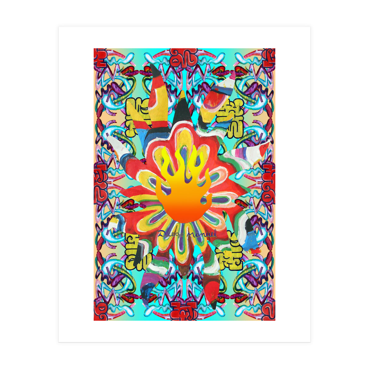 Fuego Y Graffiti 39 (Print Only)