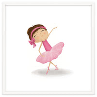 Adorable Plie Ballerina Nursery Print