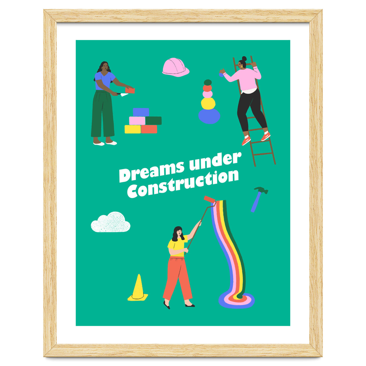 Dreams Under Construction Green